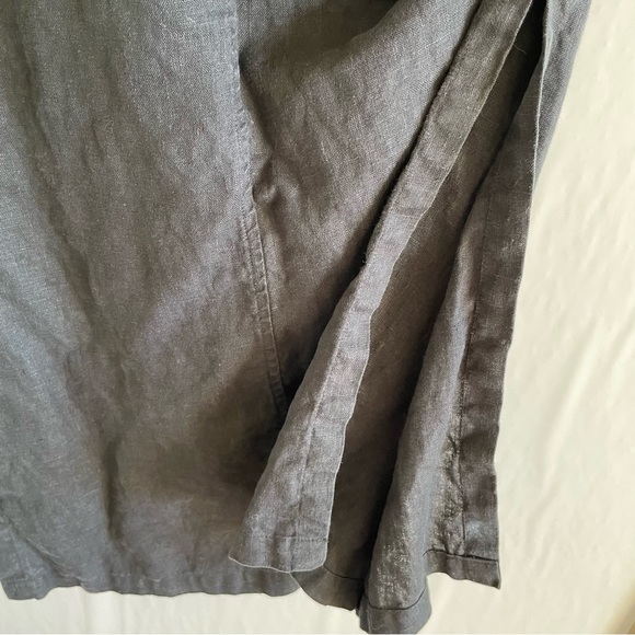 Black Linen Dress Size M - Picture 11 of 13